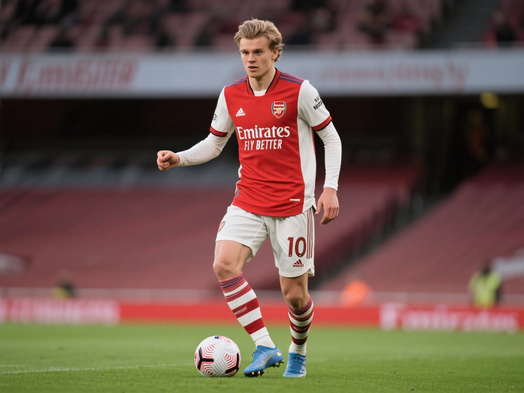 里程碑达成!厄德高迎来英超第150次出场 在英超的赛场上,他逐渐展现出卓越的视野和